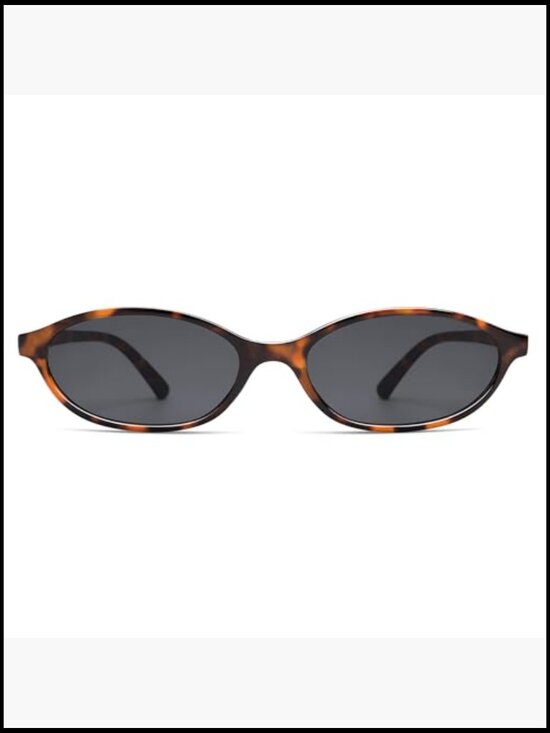 Retro Oval Cat Eye Sunglasses with 99% UV Protection Lightweight Acetate main image 5